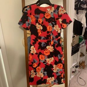 J crew floral dress